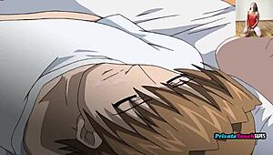 i can't help falling for my stepson who fucks his stepaunt in this hentai uncensored taboo with blonde big tits masturbation and fingering