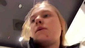 Den fete bbw tenåringen 18+ bøyer seg for ekstrem hardcore doggystyle knulling ute i det offentlige til orgasme