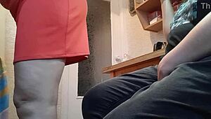 義母にバレないように着衣でオナニーしてすごく不安