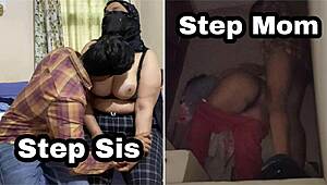 OMG første gang anal med min sted søster var vild 😈 så med sted mor blev det endnu varmere 🔥