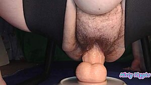 Bbw Misty Thyghs, can you handle riding this huge creamy cock with your big ass and pussy stretching?