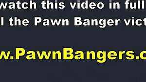 Whoa, this black slut is blowing and banging a huge white cock like a total pro 😈