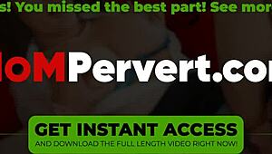 Bruneta superbă mamă vitregă Dani Jensen se dezbracă și suge pulă masivă