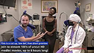 Rina Arem минава горещ преглед с фетиш на сестра на близко в болница