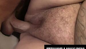 Pano paksun bbw-bruneten kanssa kovassa kokoelmapanossa