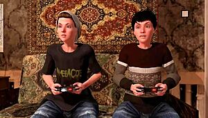 Анимирана милф шеймейл чука здраво гъза на тийн момче