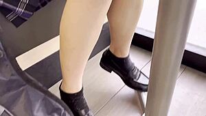 look at this tiny 143cm cutie looking like she's carrying a randoseru, i piston-fucked her raw and creampied