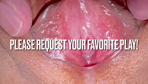 Moja deviška pička... prvi božični šov za moža!!