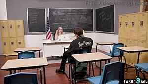 Frustrated Teacher Adira Allure Punishes Herself With Student Cock In Ass