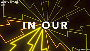 Lepa v perilu Autumn Westin sleče hlačke na close-up za kulisami HD.