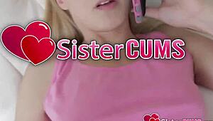 bored stepsister starts naughty sex games with him in her tight pussy