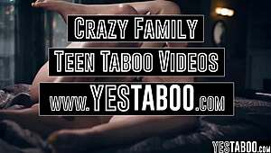 бременната руса 18+ язди здраво големия кур на стъптаткото на приятеля си