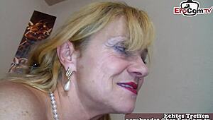 i know this chubby german wife trying her first threesome with a hot housewife