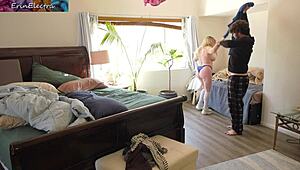 Мащехата се промъква в спалнята и стесонът я нанася за кремпай