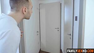 hey hot stepsis takes it deep in her pussy then mouth taboo style