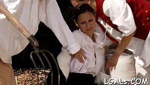 barely legal teen rides dildo while her cute friend licks that fresh shaved twat