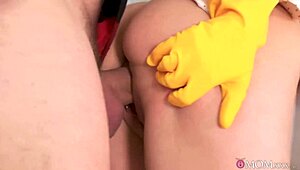 damn girlfriends mom is such a total cougar milf she loves young cock doggystyle and cumshots like crazy