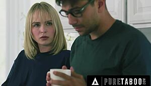 Pure taboo exchange student caught femdom stepmommy fucking her stepson