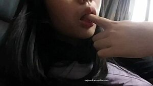 Hey, wanna see this Asian teen 18+ get creamy on free cams?