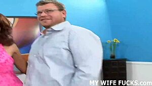 Wife Convinces Husband for Femdom Fantasy Blowjob and BDSM Hardcore Play