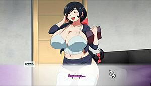 waifu hub bowsette couch casting parody hentai game