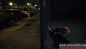 Guys dominate cute model with glasses in bdsm fun