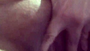 woman alone plays with her toy