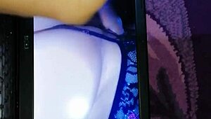 Oh, tribute that dripping pussy with cum, milf!
