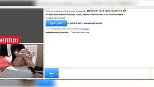 My girlfriend making strangers enjoy on random cam