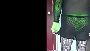 This bisexual crossdresser enjoys ass slapping during rough sex.