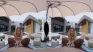 Khloe Kapri fucks you POV while you're away, so naughty and blonde! 😏