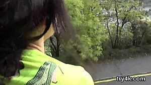 Teen 18+ Passionately Licks and Gets Fucked Hard