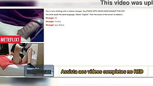 My girlfriend making strangers enjoy on random cam