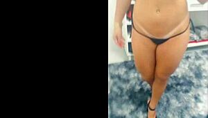 Provando micro bikini leads to anal sex and masturbation 😏