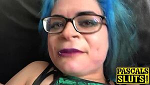 Hairy European MILF fingers herself to orgasm