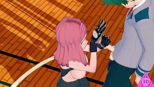 koikatsu mei hatsume midoriya having uncensored sex with blowjob and handjob cumshot thereal3dstories 😜