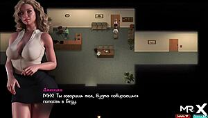 In the hospital, a cartoon doctor treats his anime patient with special care during episode 2 scene 45