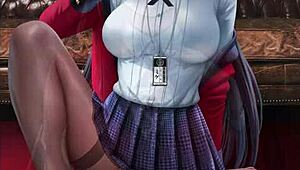 Faygrey Jabami Yumeko's Edging Femdom Fingering Domination