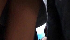 Spring upskirt tale unfolds in a breezy park setting.