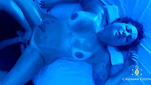 She touched me n gave a massage that made me so excited n wet till I came on her fingers, then my friend licked my pussy n used a toy for me to cum again.