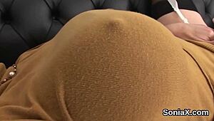 cheating mature lady sonia reveals massive globes