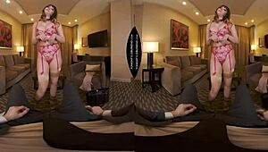 Quinn Wilde fucks fan in pink lingerie tonight