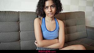 Hey, check Dani Diaz getting pounded POV, curly Latina teen! 😍