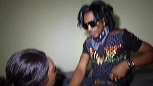 Man, this sexual chocolate babe gets drilled hard in the trap! 😈