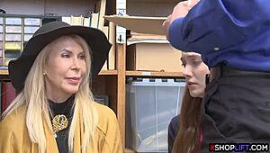 mature stepgrandmother, wanna know how we got punished with teen for stealing in garage?