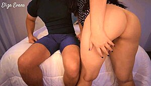 I’m letting my boyfriend’s friend bang me hard and cum inside