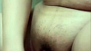 First time using vibrator—can she handle the intense buzzing and dripping climax?