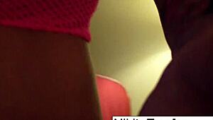 solo fishnet play with stunning milf nikita