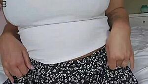 slutty teacher uses new toy to get off