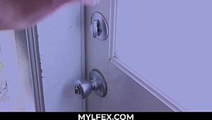 blonde milf bridgette b seduces the new workman romeo price in a taboo hairstyle parody